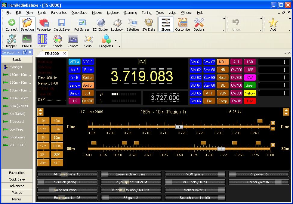 Ham radio logbook program